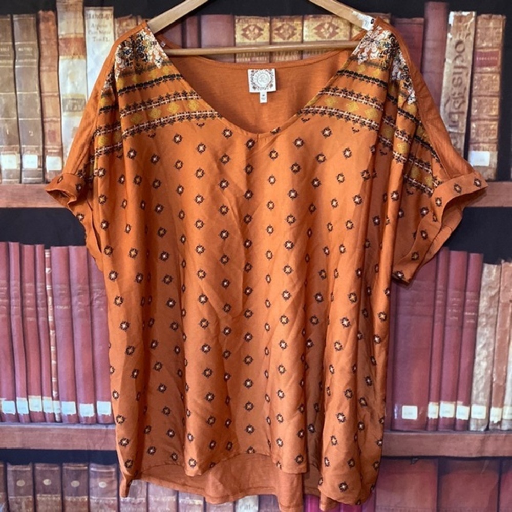 TruSelf rust color‎ lightweight top 3X